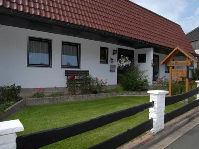 Das Gebäude in dem sich die Pension befindet