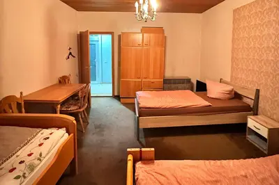 Ein Bett oder Betten in einem Zimmer der Unterkunft Apartment in Hof, zentrumsnah