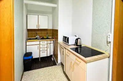 Küche/Küchenzeile in der Unterkunft Apartment in Hof, zentrumsnah