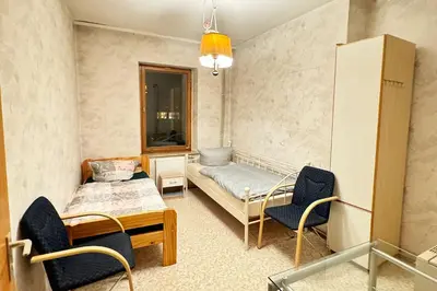 Ein Bett oder Betten in einem Zimmer der Unterkunft Apartment in Hof, zentrumsnah