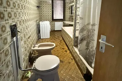 Ein Badezimmer in der Unterkunft Apartment in Hof, zentrumsnah
