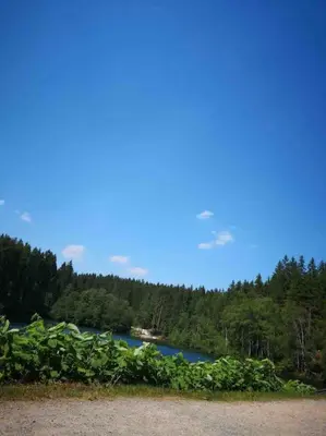 Naturlandschaft in der Nähe des Ferienhauses