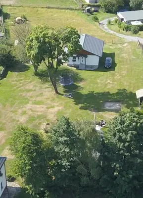 Ein Garten an der Unterkunft Ferienhaus in Schönheide im schönen Erzgebirge