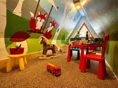 Der Kid's Club in der Unterkunft Haus am Berg - Pension direkt am Skihang