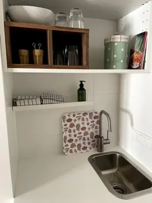 Küche/Küchenzeile in der Unterkunft Lorenzo Appartements
