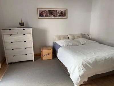 Ein Bett oder Betten in einem Zimmer der Unterkunft Lorenzo -Appartment-04