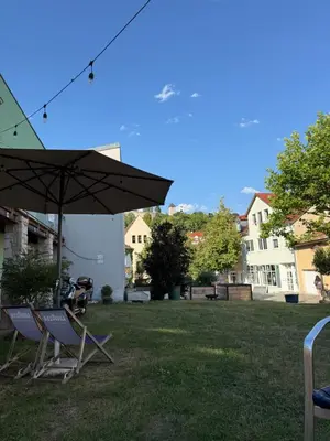 Das Gebäude in dem sich die Ferienwohnung befindet