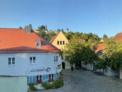 Das Gebäude in dem sich die Ferienwohnung befindet