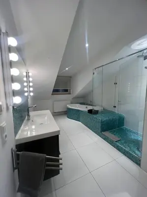 Ein Badezimmer in der Unterkunft Charmantes Loft in der Bayreuther City