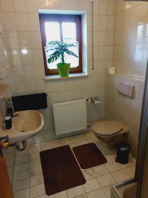 Ein Badezimmer in der Unterkunft Ferienhaus NaturKraftEnergie