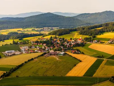 Naturlandschaft in der Nähe des Ferienhauses