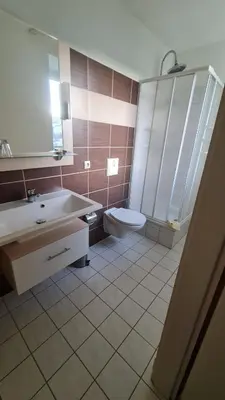Ein Badezimmer in der Unterkunft Rathaushotel