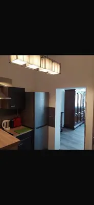 Küche/Küchenzeile in der Unterkunft Ferienwohnung am Markt