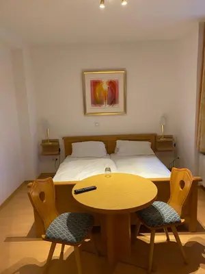 Ein Bett oder Betten in einem Zimmer der Unterkunft Schlossschänke Friedenfels