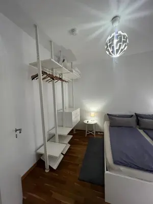 Ein Bett oder Betten in einem Zimmer der Unterkunft Zentrales City-Appartment