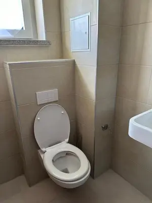 Ein Badezimmer in der Unterkunft Ein Zimmer Wohnung am Markt