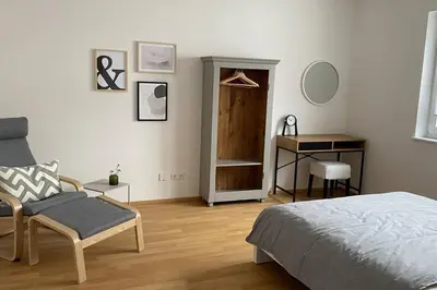 Ein Bett oder Betten in einem Zimmer der Unterkunft nummer22