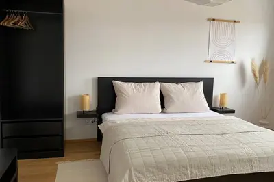 Ein Bett oder Betten in einem Zimmer der Unterkunft nummer22