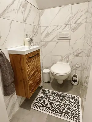 Ein Badezimmer in der Unterkunft Ferienwohnung Samy