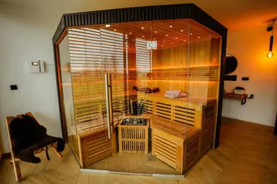 Grundriss der Unterkunft Der Schwarzbau - Luxus Ferienhaus und Ferienwohnung