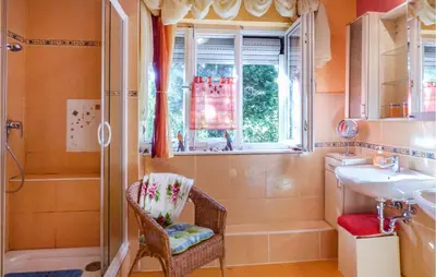 Ein Badezimmer in der Unterkunft Ferienhaus Alex