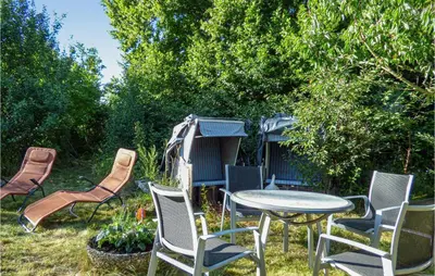 Ein Garten an der Unterkunft Ferienhaus Alex