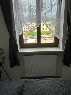 Ein Bett oder Betten in einem Zimmer der Unterkunft Zweizimmerwohnung am Markt