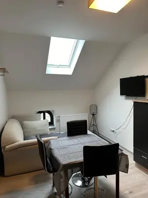 TV/Unterhaltungsangebot in der Unterkunft Zweizimmerwohnung am Markt