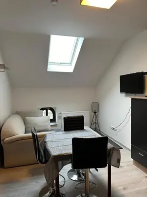 TV/Unterhaltungsangebot in der Unterkunft Zweizimmerwohnung am Markt
