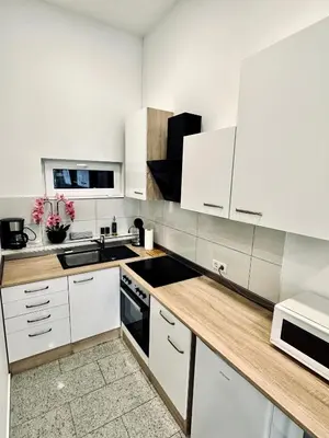 Küche/Küchenzeile in der Unterkunft Ferienwohnung Valik