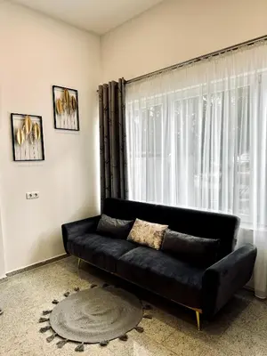 Ein Sitzbereich in der Unterkunft Ferienwohnung Valik