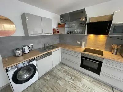 Küche/Küchenzeile in der Unterkunft Ferienhaus Münchshofen