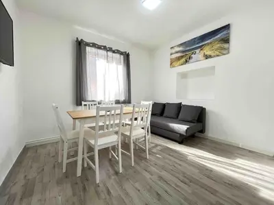 Ein Sitzbereich in der Unterkunft SAD104 - Moderne Monteurwohnung/Übergangswohnung