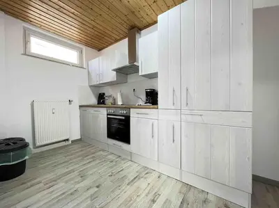 Küche/Küchenzeile in der Unterkunft SAD104 - Moderne Monteurwohnung/Übergangswohnung