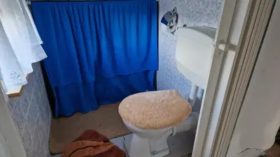 Ein Badezimmer in der Unterkunft Ferienhaus LIANE