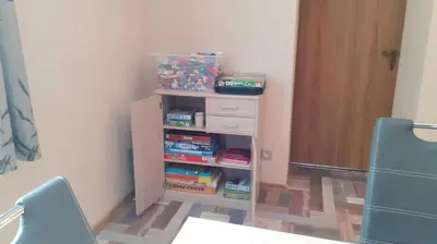 Die Bibliothek in der Ferienwohnung