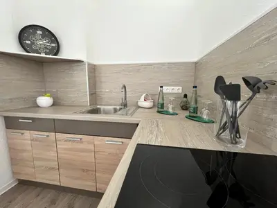 Küche/Küchenzeile in der Unterkunft Landgasthof & Hotel Waldeck