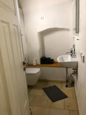 Ein Badezimmer in der Unterkunft Kleine Residenz