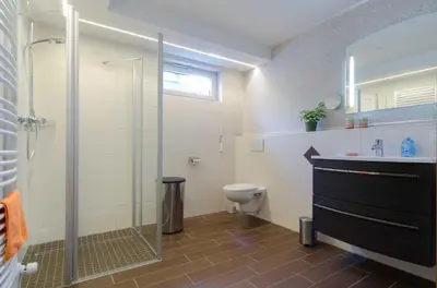 Ein Badezimmer in der Unterkunft Ferienwohnung Kobelsberg