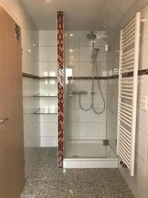 Ein Badezimmer in der Unterkunft Apartment am See