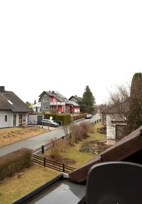 Das Gebäude in dem sich die Ferienwohnung befindet