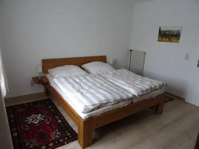 Ein Bett oder Betten in einem Zimmer der Unterkunft Ferienwohnung Dorothea