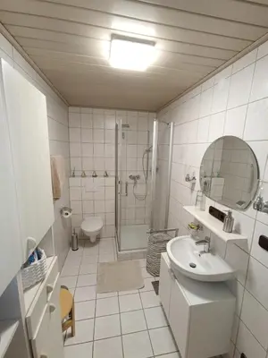 Ein Badezimmer in der Unterkunft Ferienwohnung Dorothea