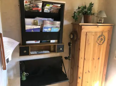 TV/Unterhaltungsangebot in der Unterkunft Ja, das gönn' ich mir. Sauna, Natur - alles hier.