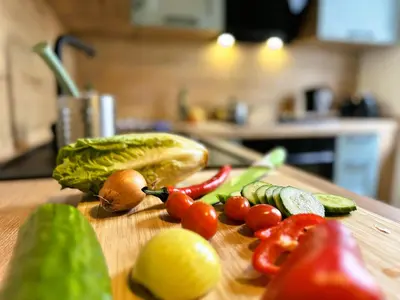 Essen in der Ferienwohnung oder in der Nähe