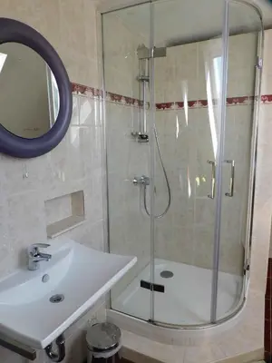 Ein Badezimmer in der Unterkunft Apartment in Blankenstein 3167