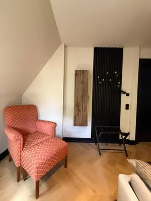 Ein Sitzbereich in der Unterkunft * Stadtvilla Plauen * * außergewöhnlich * 2 Zimmerwohnung * Zentrumsnah