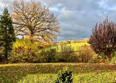 Ein Garten an der Unterkunft SONNENWEG Designwohnung mit Gartenblick