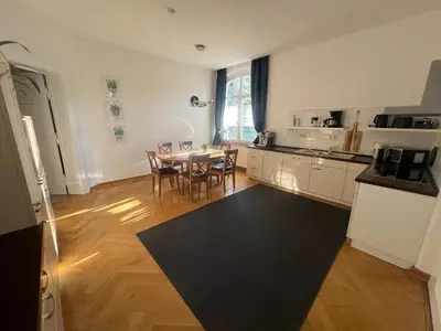 Küche/Küchenzeile in der Unterkunft Ferienwohnung Marie