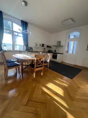 Küche/Küchenzeile in der Unterkunft Ferienwohnung Marie